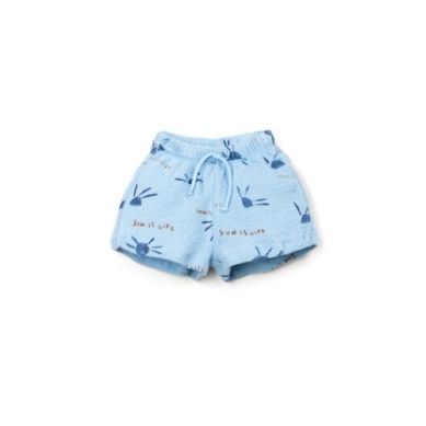 PRINTED EMBELLISHED JERSEY SHORTS