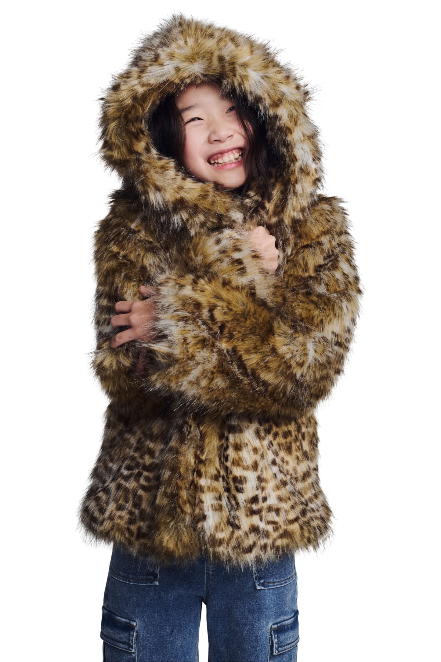 CLEO FAUX FUR COAT