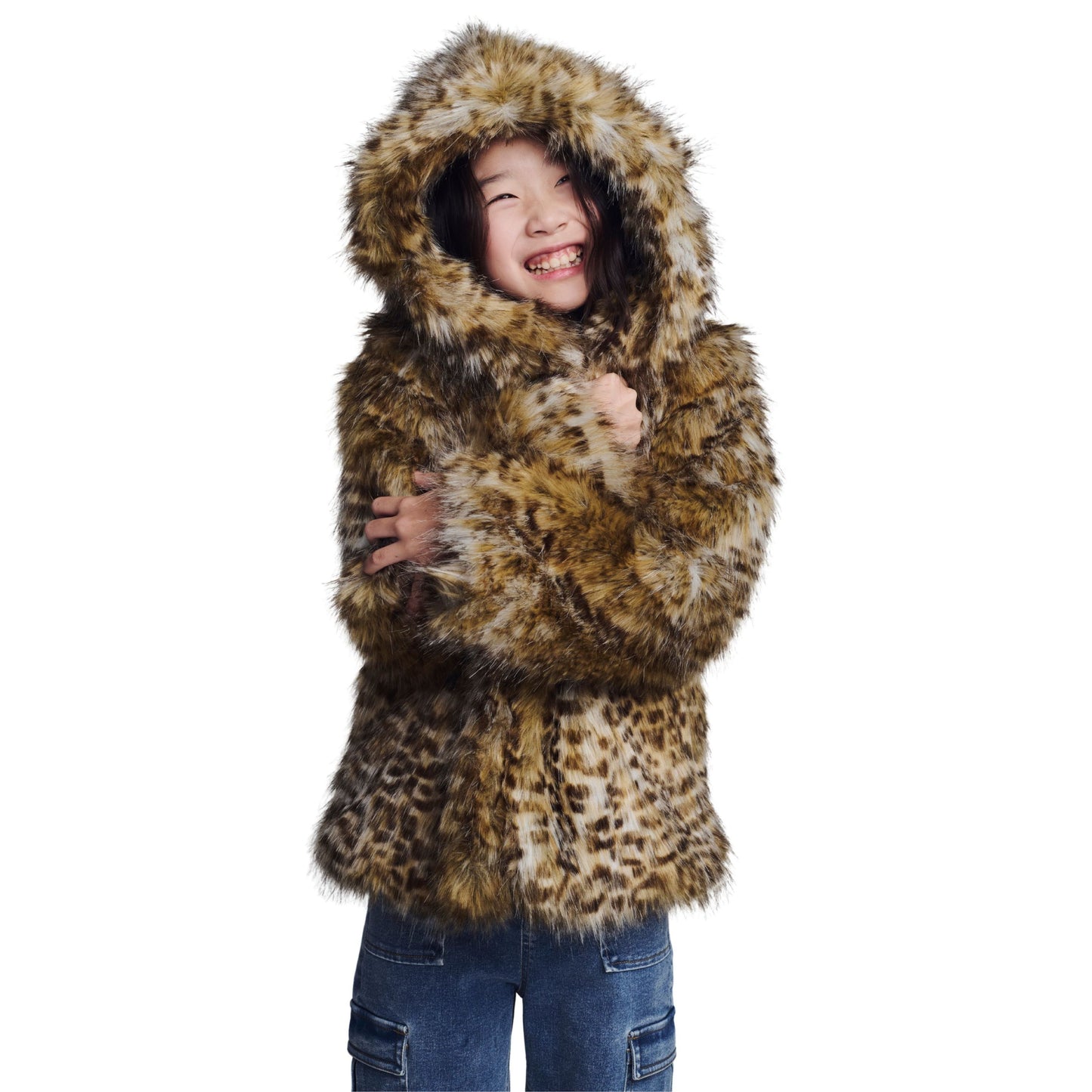 CLEO FAUX FUR COAT