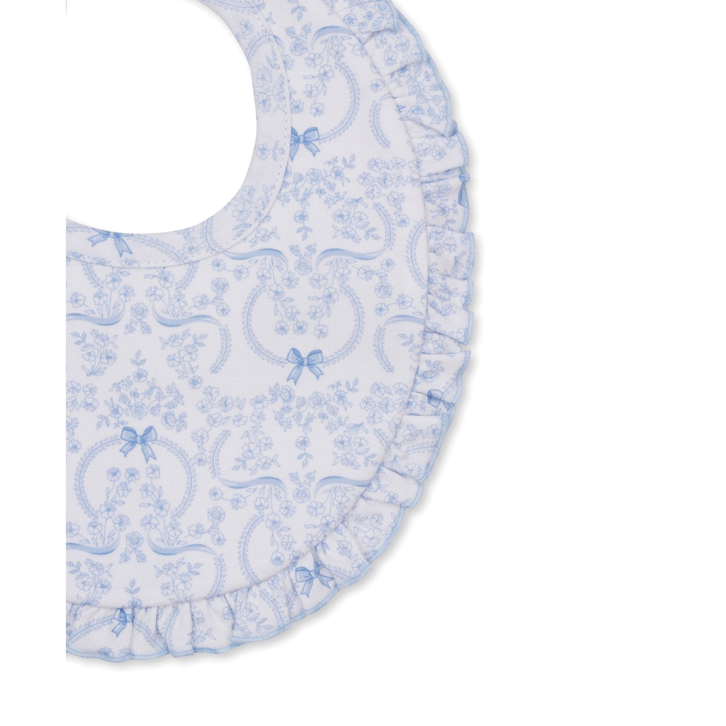 Delicate Blooming Bows Bib
