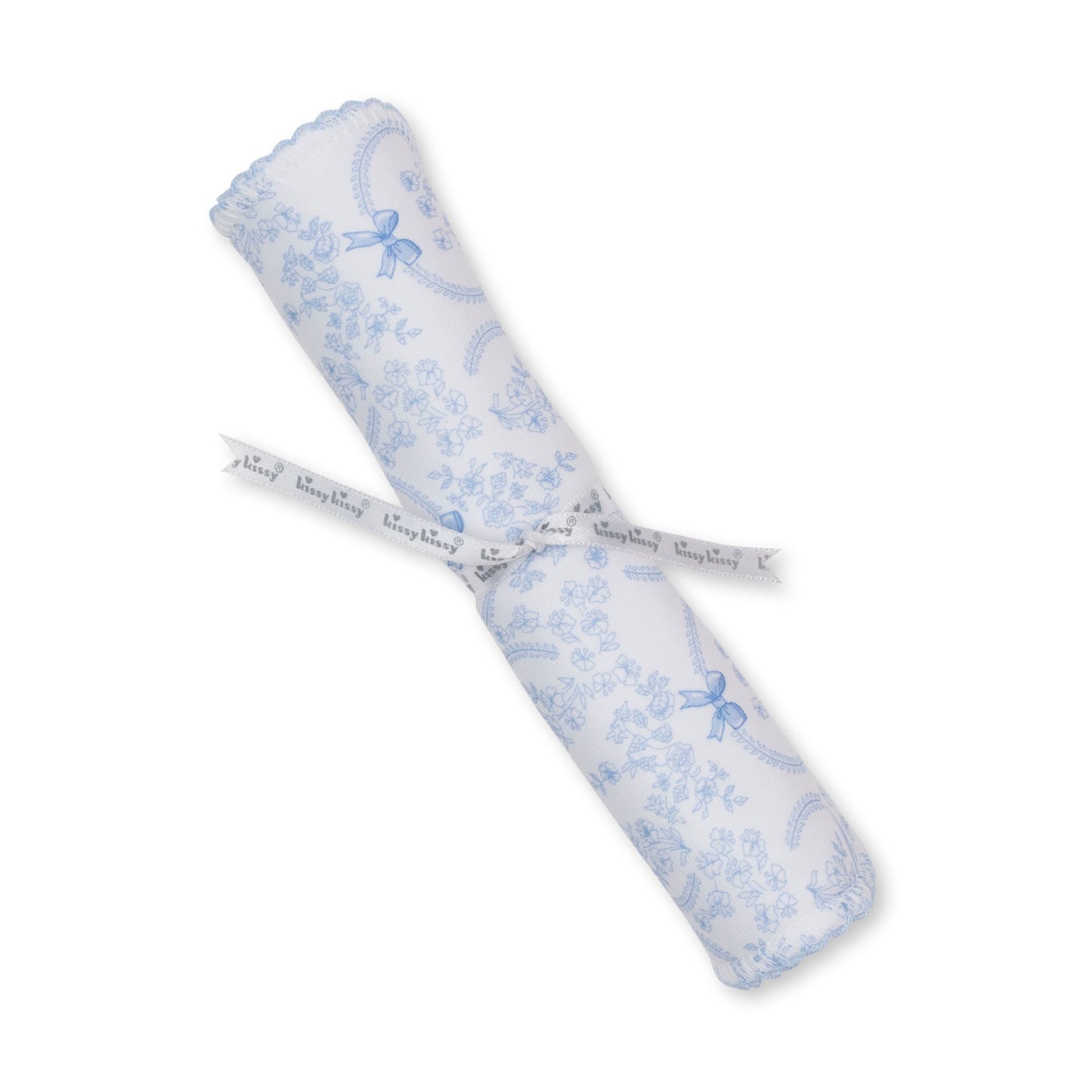 Delicate Blooming Bows Burp Cloth