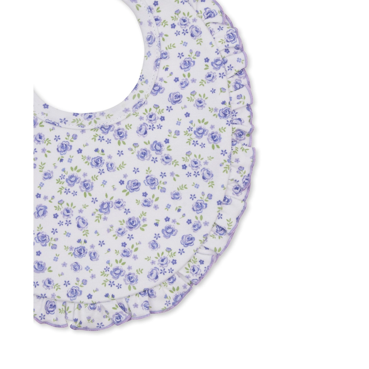 Cottage Roses lilac Bib