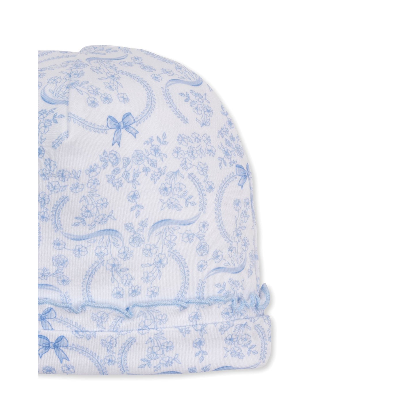 Delicate Blooming Bows Light Blue Hat