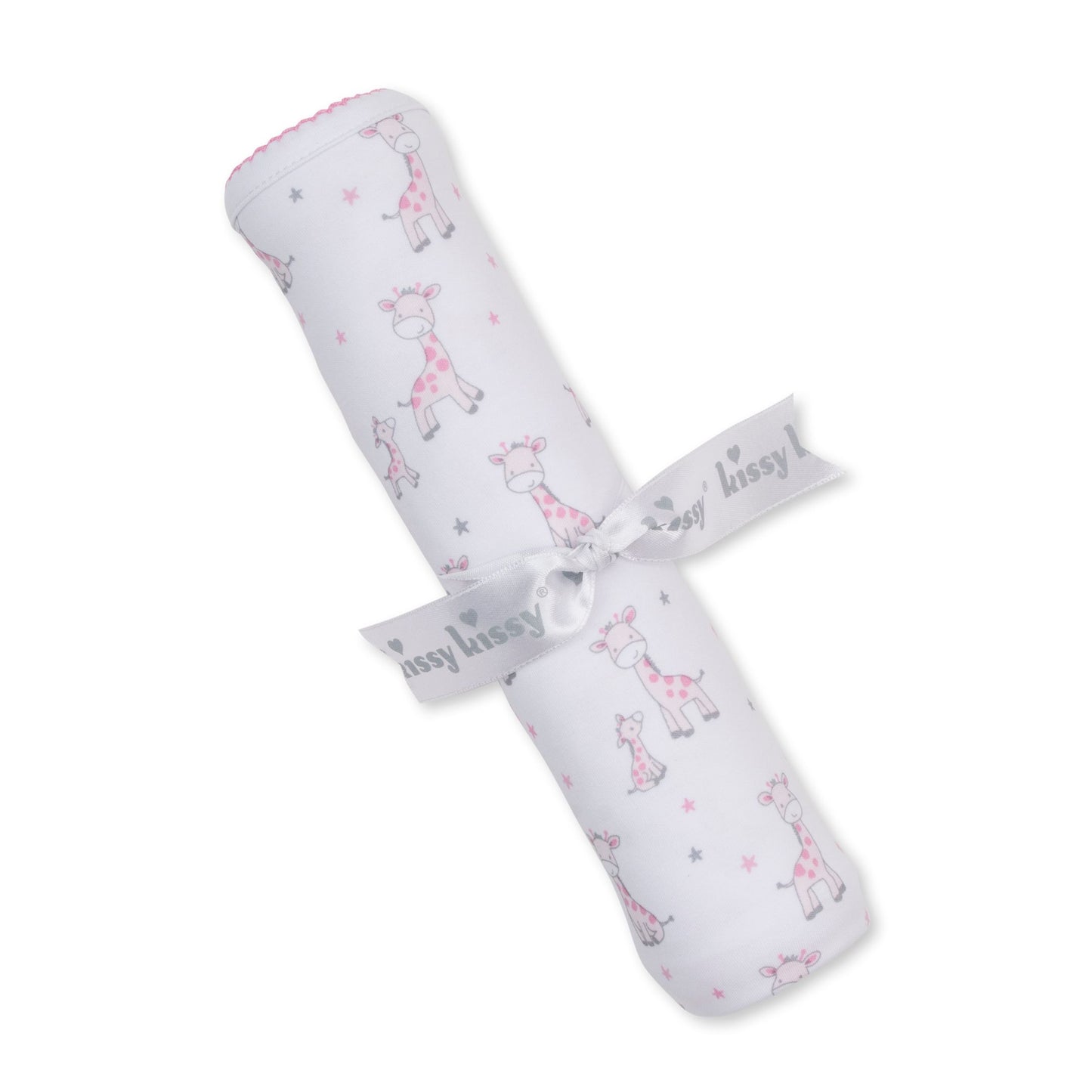 Just Giraffes Pink Blanket