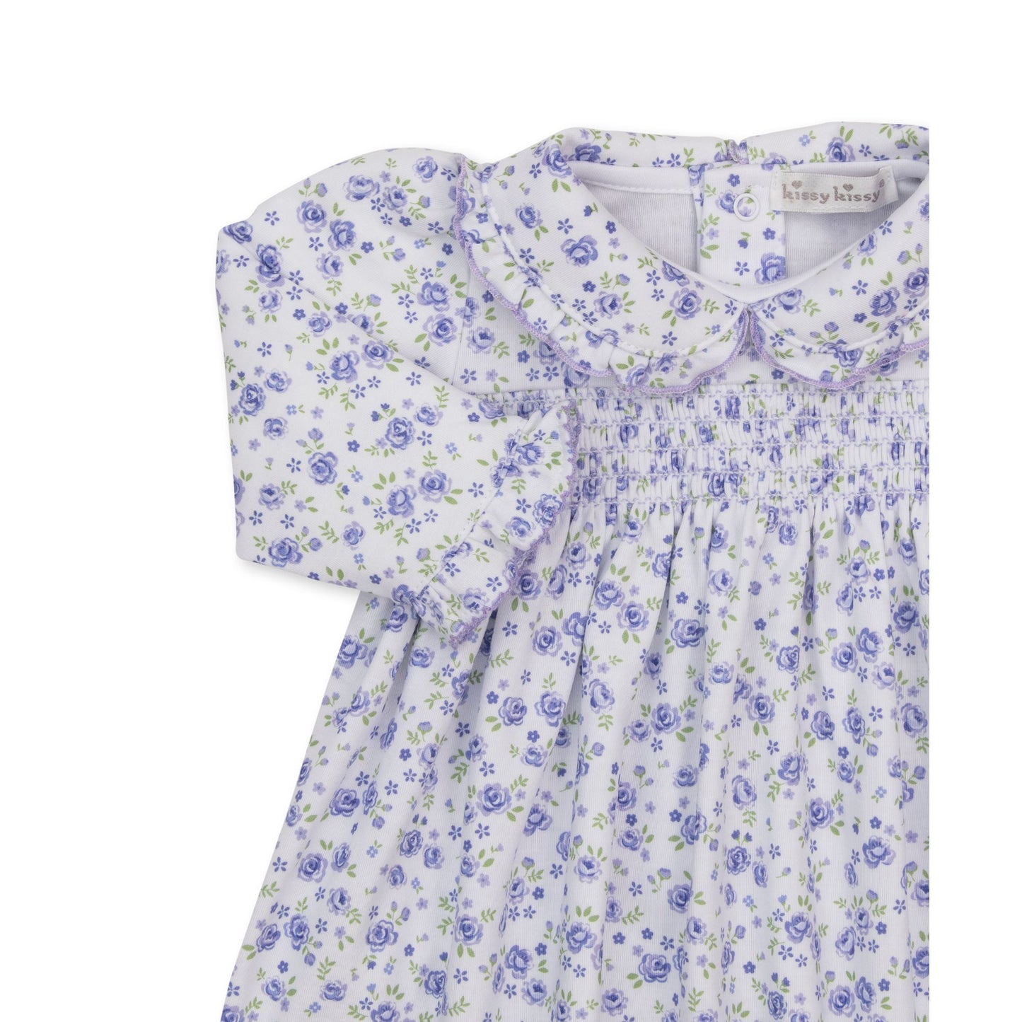 Cottage Roses Lilac Smocked Dress Set