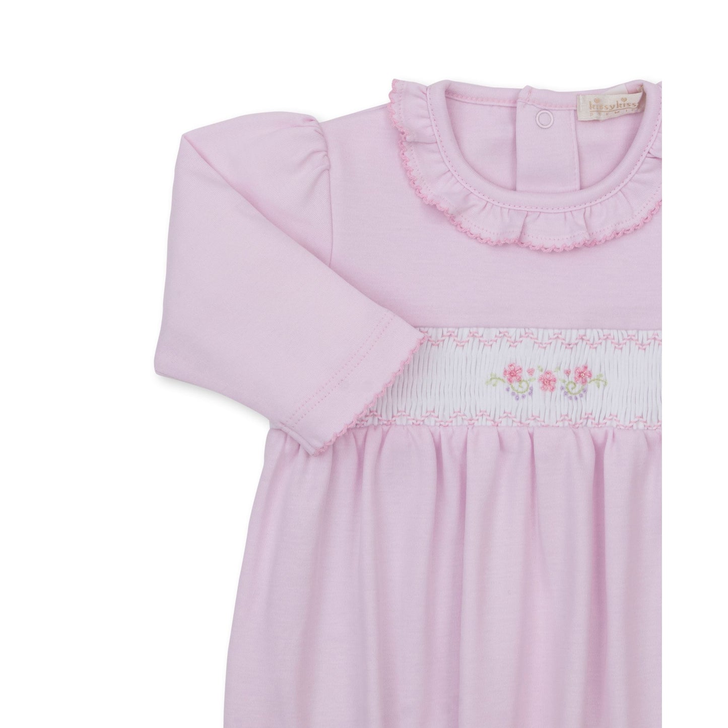 CLB Fall Medley 26 Hand Smocked Pink Gown