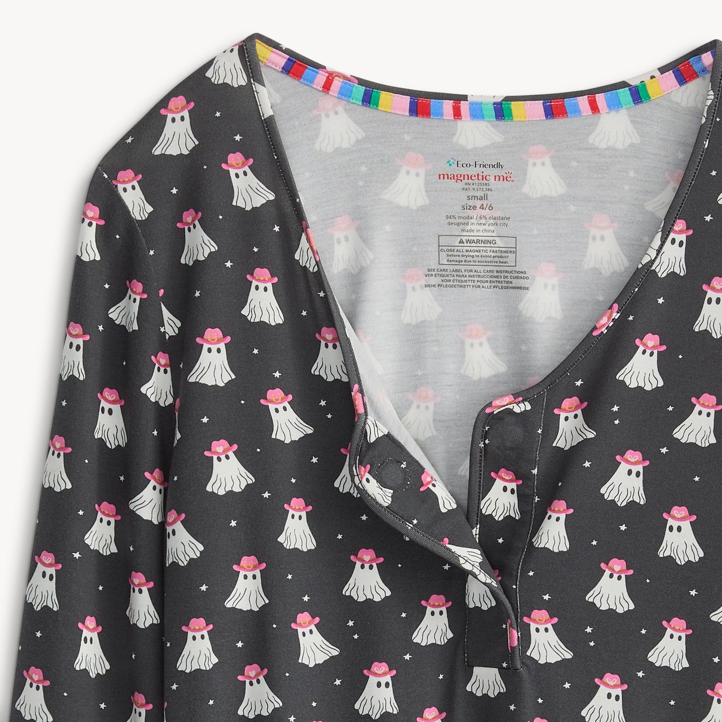 LETS GO GHOULS MODAL WOMENS L/S LNG PNT PJ