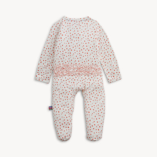 APPLE BLOSSOM MODAL RUFFLE FOOTIE