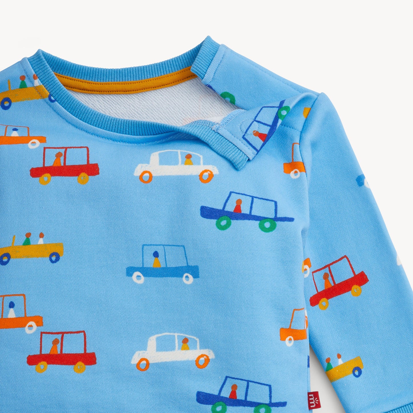 CARS BLUE FT BOYS L/S LNG PANT 2 PC SET