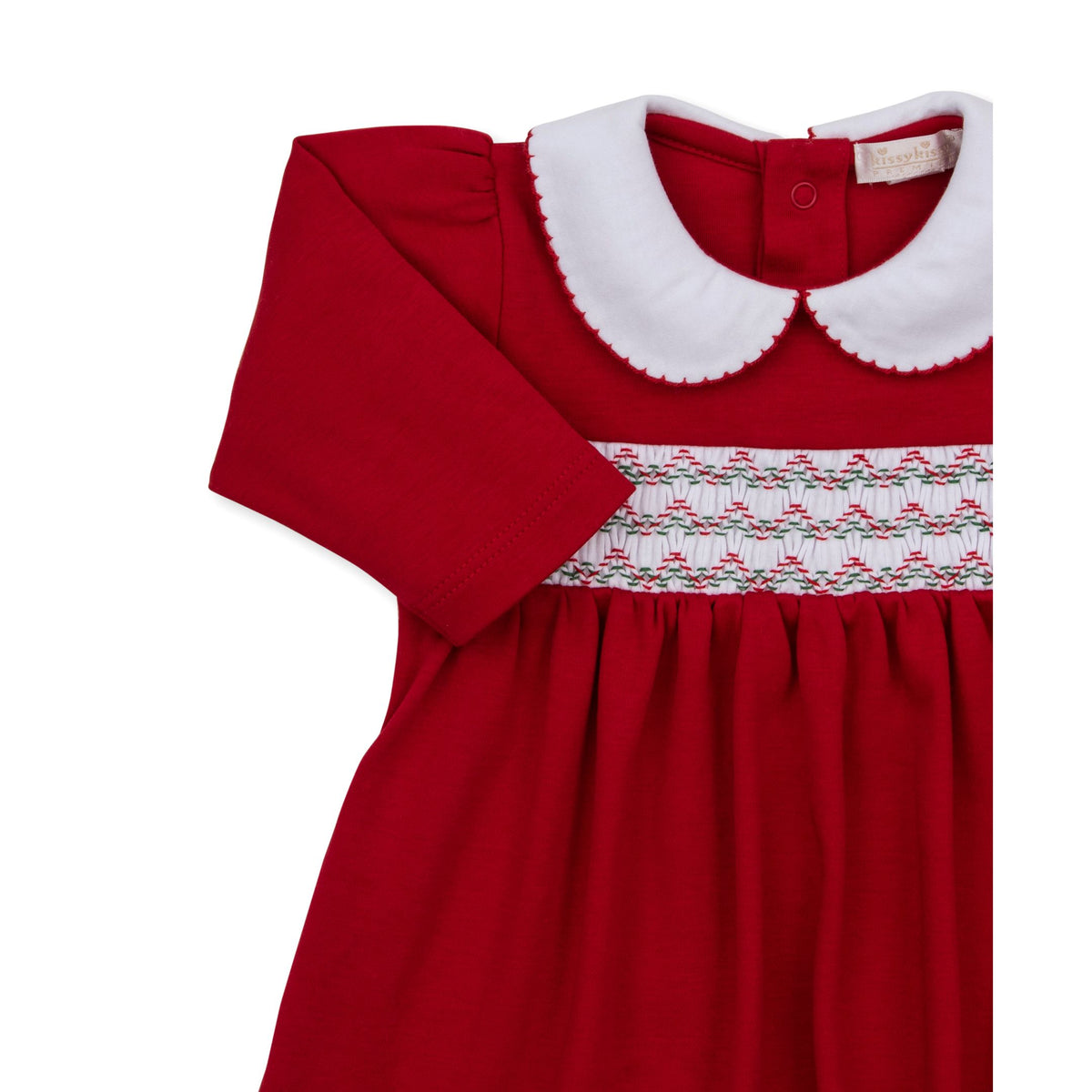 Red Dress w/Hand Smocking