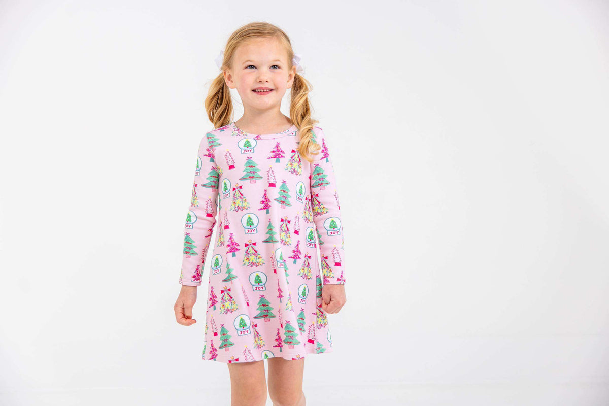 Long Sleeve Polly Play Dress - Heavy Weight