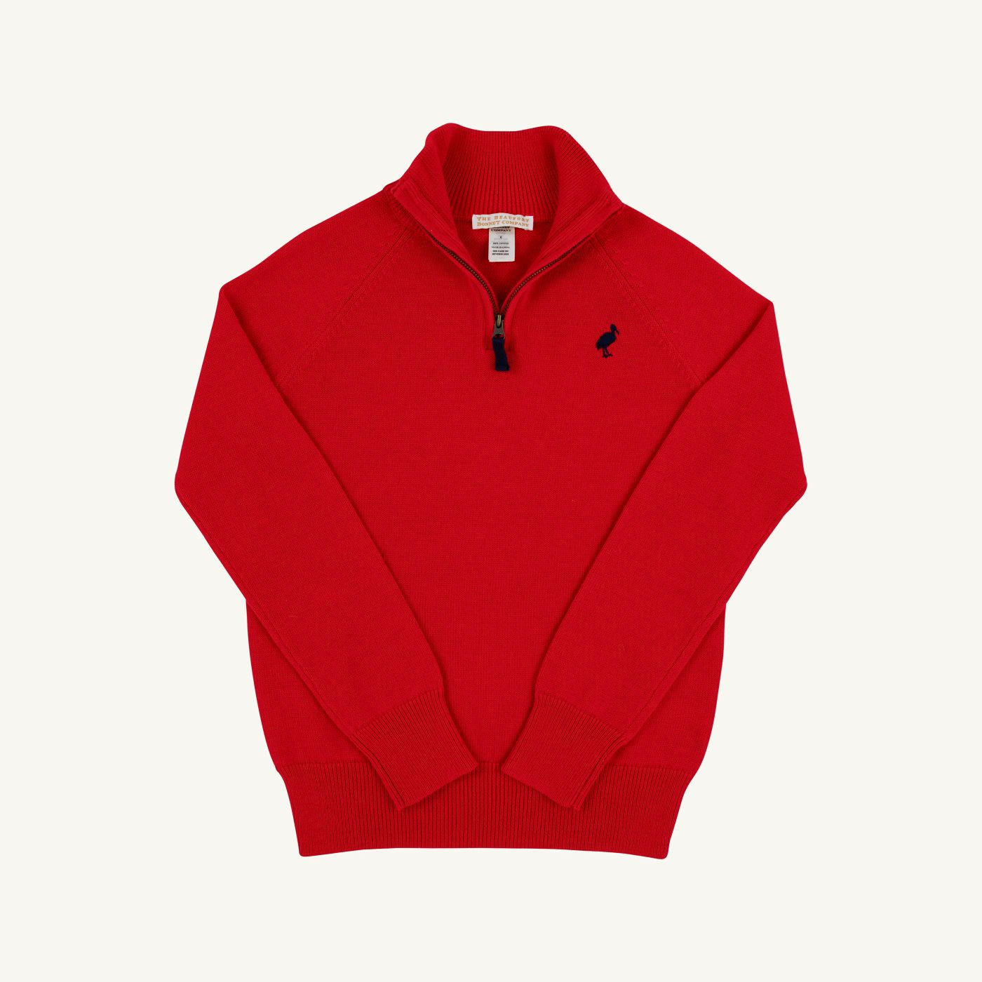 Hayden Half Zip Sweater Red