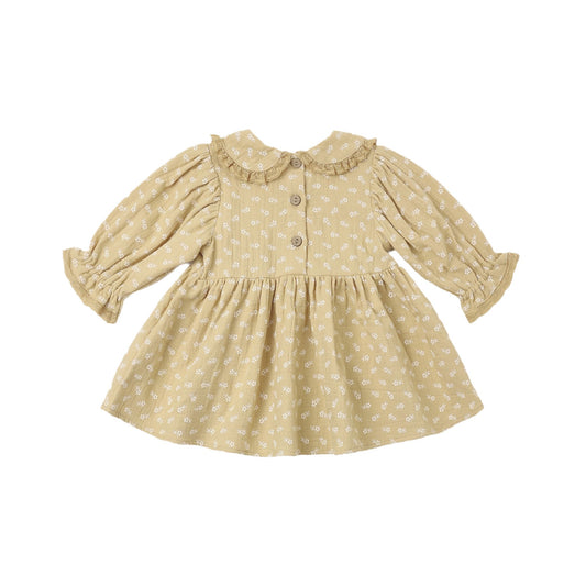 MARISOL DRESS BUTTERSCOTCH FLORAL