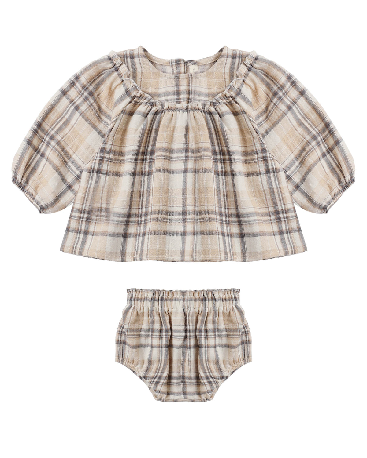 MIA TOP + BLOOMER SET FALL PLAID