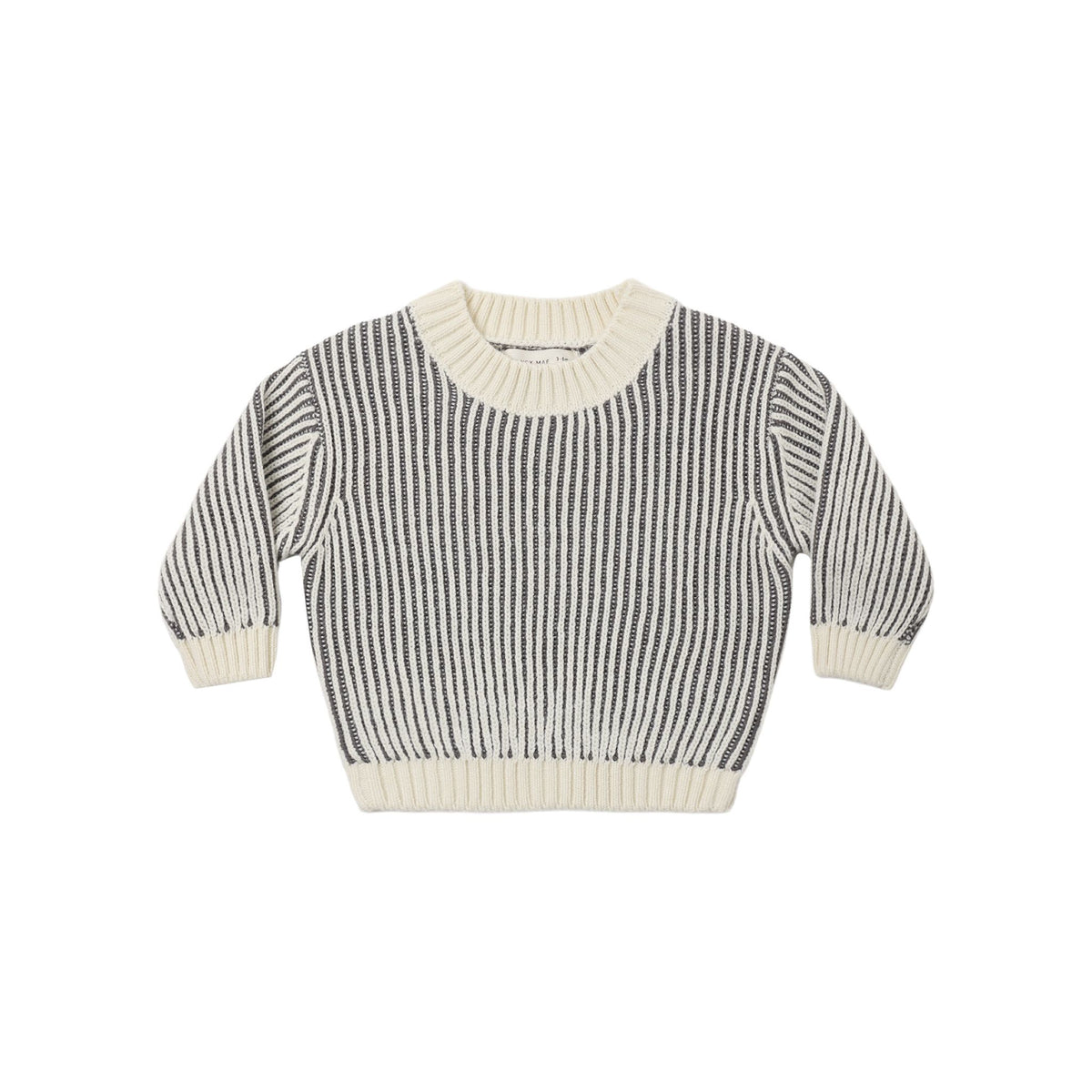 RELAXED KNIT SWEATER MIDNIGHT STRIPE