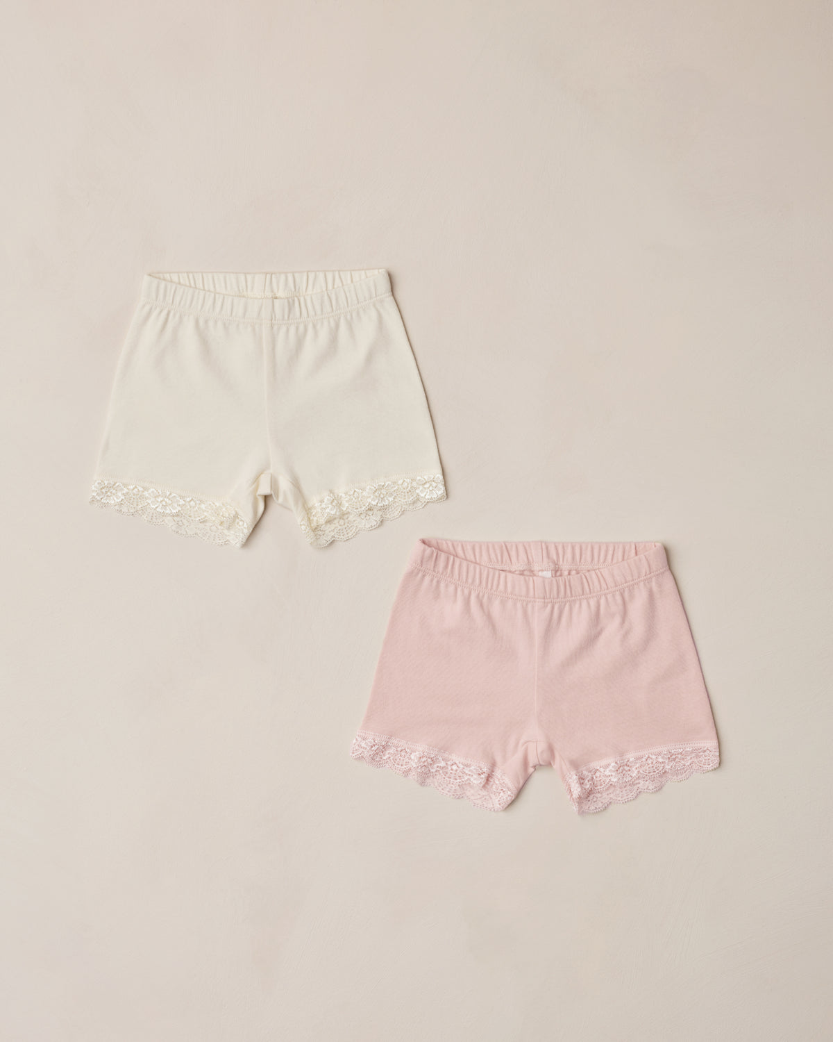 CARTWHEEL SHORTS NATURAL, LIGHT PINK SET