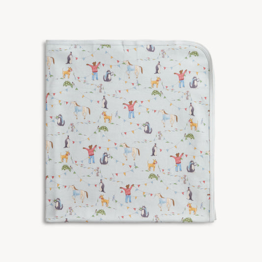 FESTIVAL FRIENDS ORGANIC COTTON BLANKET