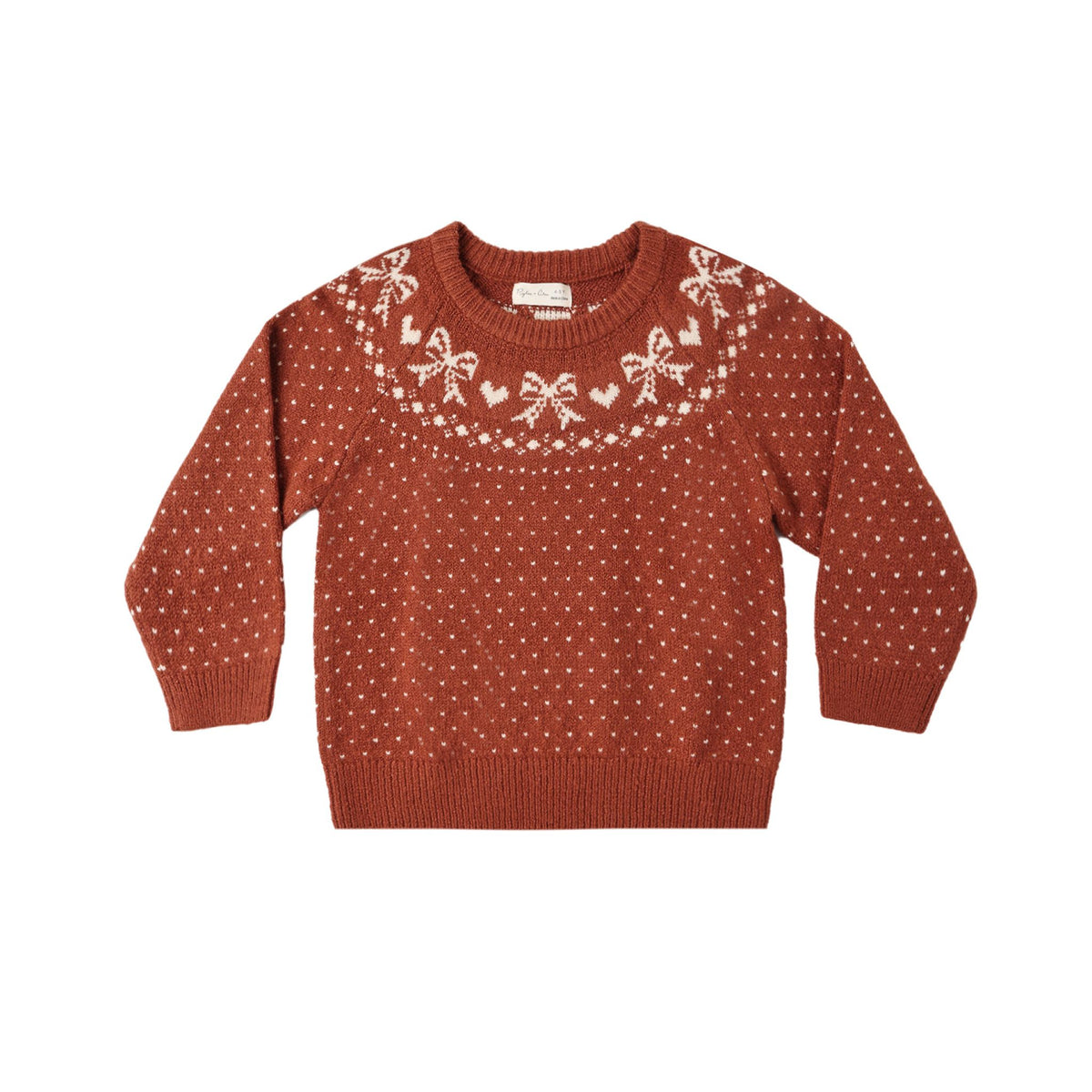 FAIR ISLE SWEATER RUBY