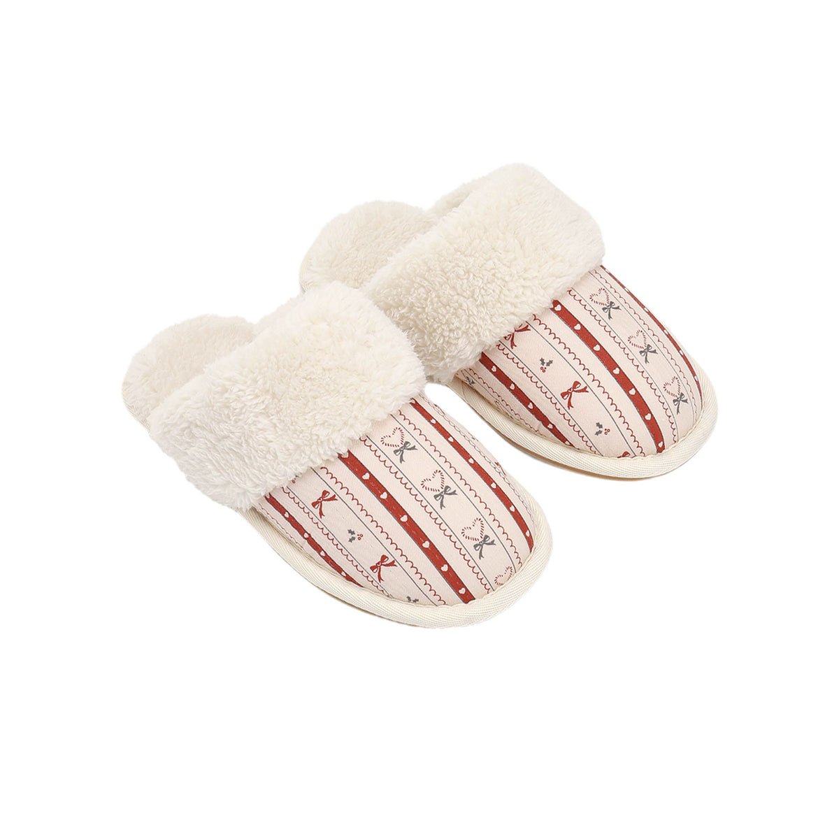 SLIPPERS CANDY CANE LANE
