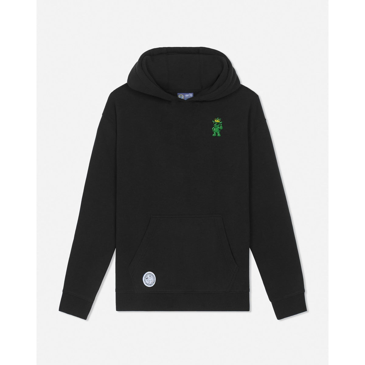 GUMMY BEAR HOODED SWEATSHIRT: BLACK