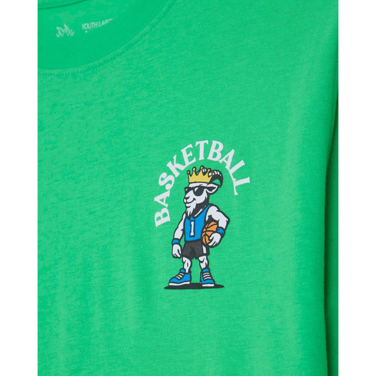BASKETBALL MOST VALUABLE GOAT T-SHIRT: LEAP FROG