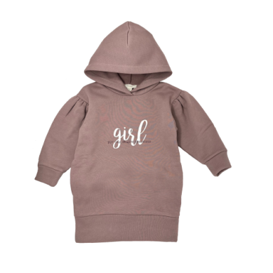 Hooded Pink Dress No Writing On Dress