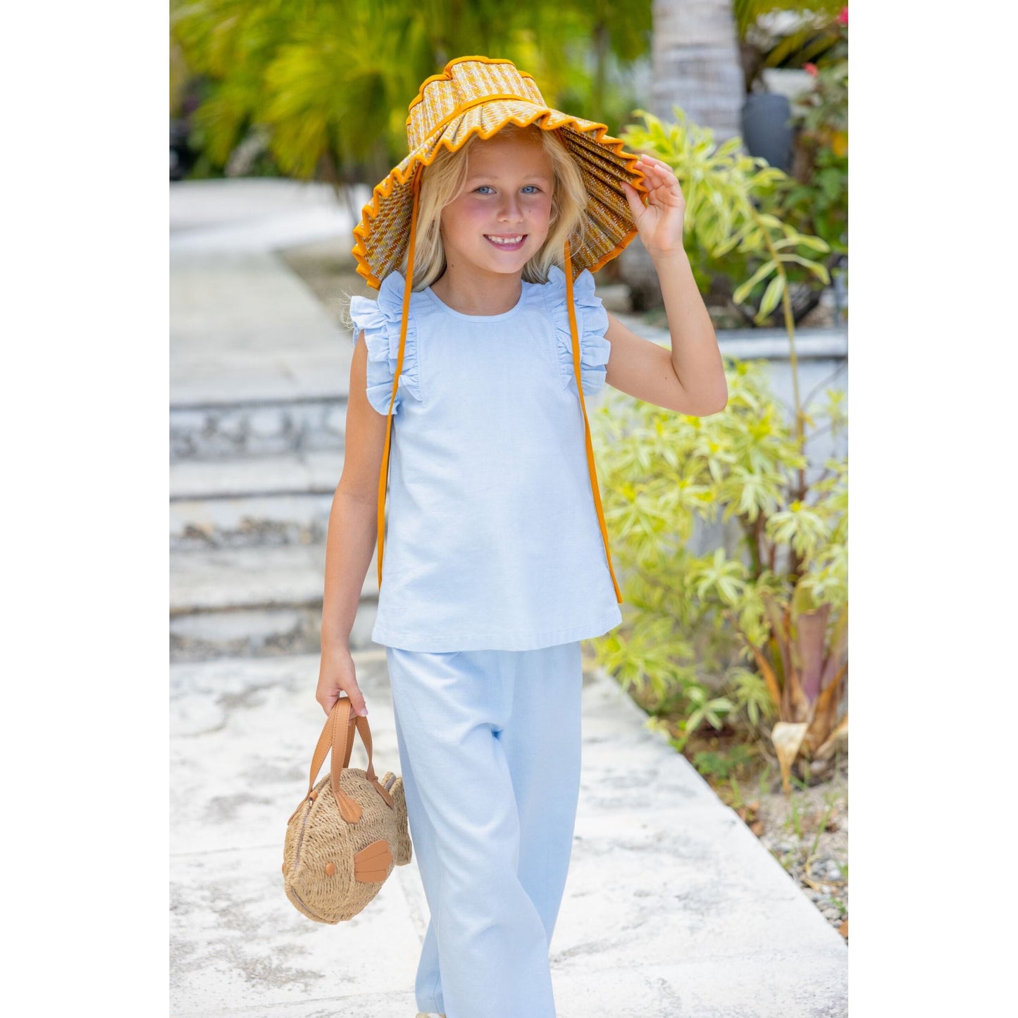 Ruehling Ruffle Top and Pant Set