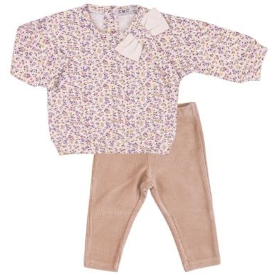 PRINTED STR. FLEECE AND CORDUROY FABRIC SET