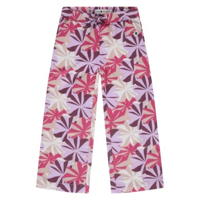 GIRLS WIDE PANTS FLORAL