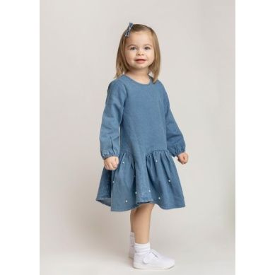 GIRLS BABYDOLL DENIM DRESS