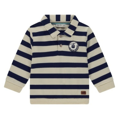 BABY BOYS SWEATSHIRT STRIPE NAVY