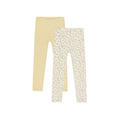 RIBBED LEGGING SET || LEMONS, YELLOW