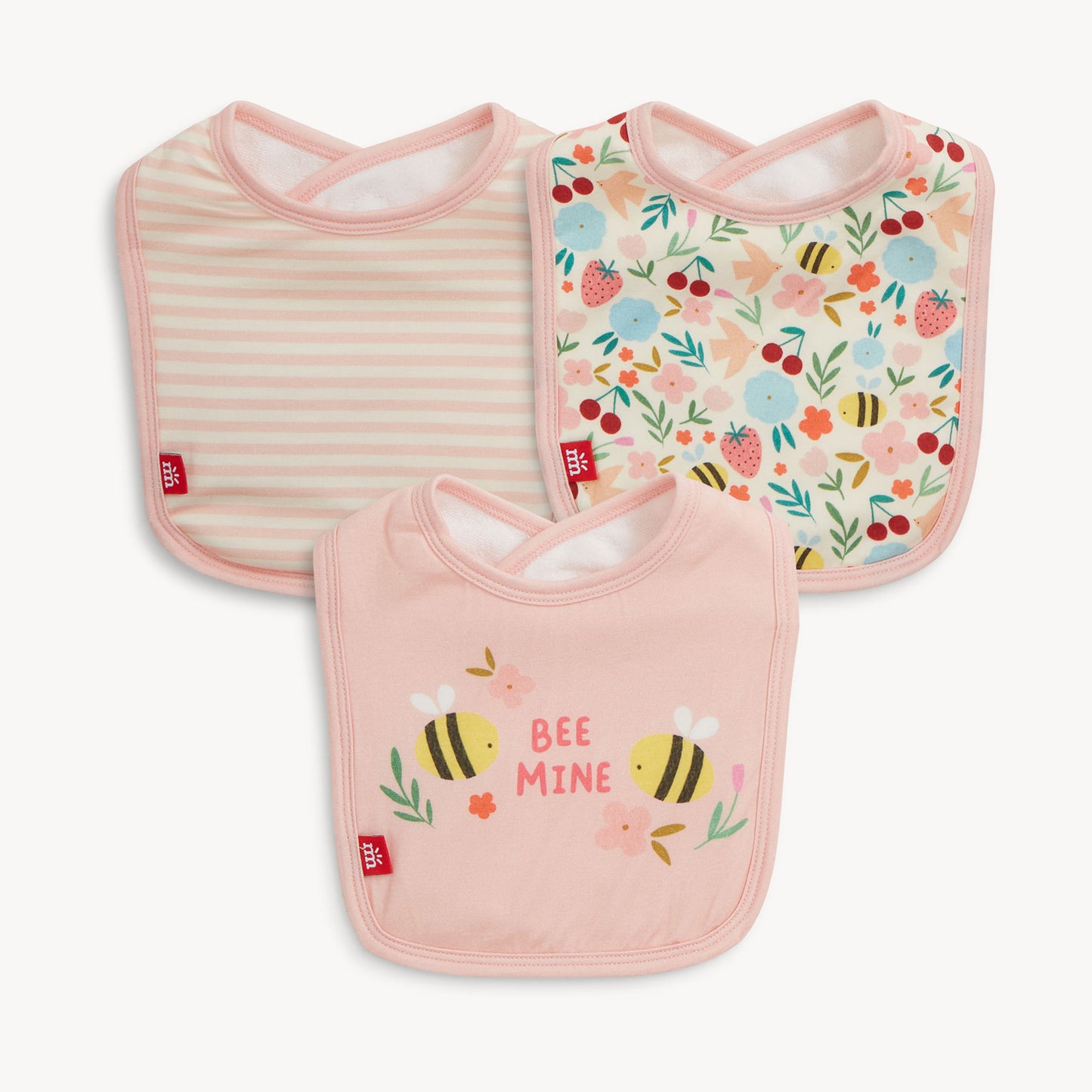 Honey Blossom Modal Magnetic Bib 3-pack