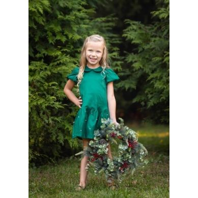HOLLY AND PEARLS DRESS