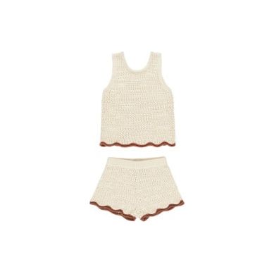 CROCHET TANK SET || NATURAL
