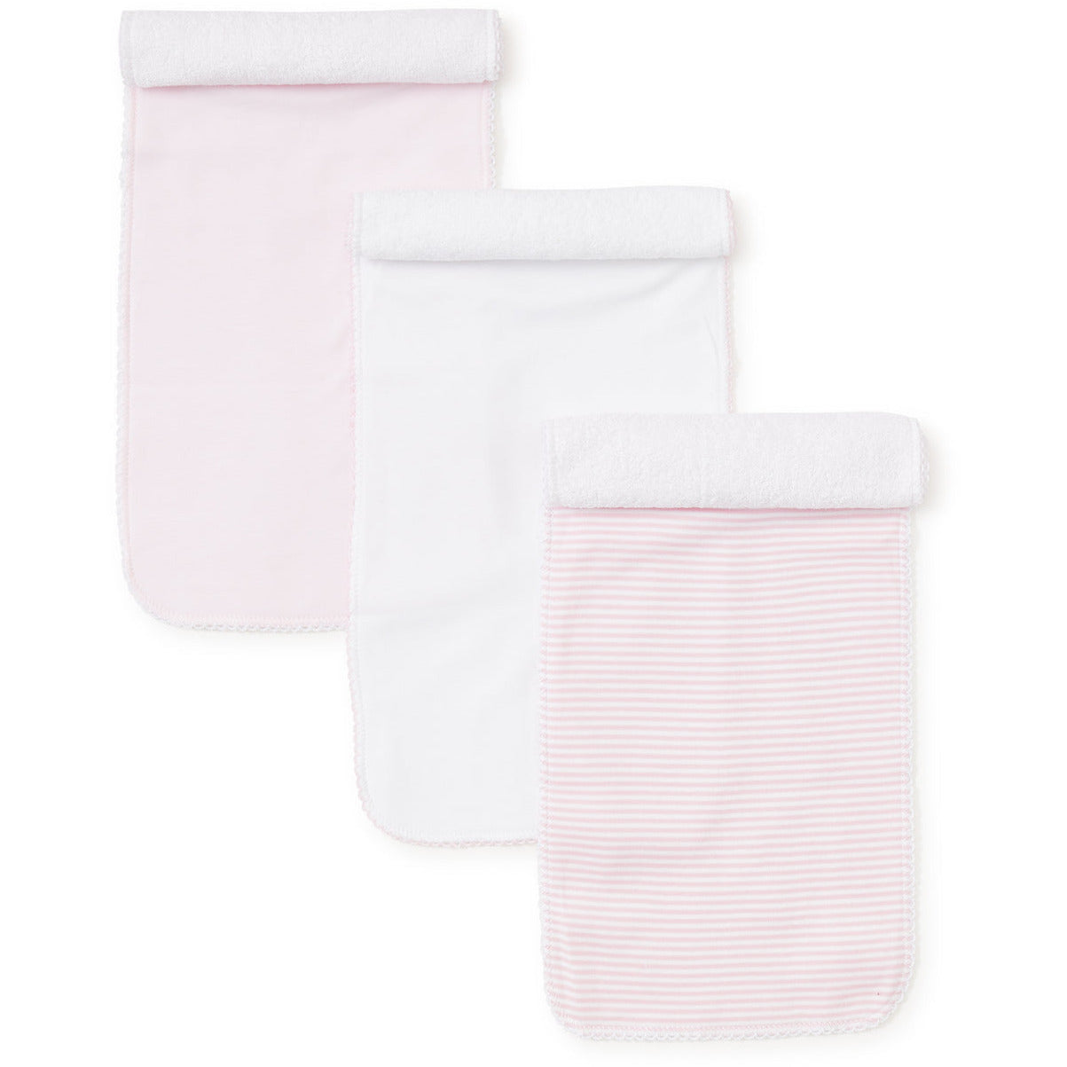 3 Pack Burp Set w/ Tulle Bag