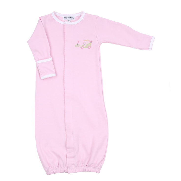 ON THE GREEN PINK EMBROIDERED CONVERTER