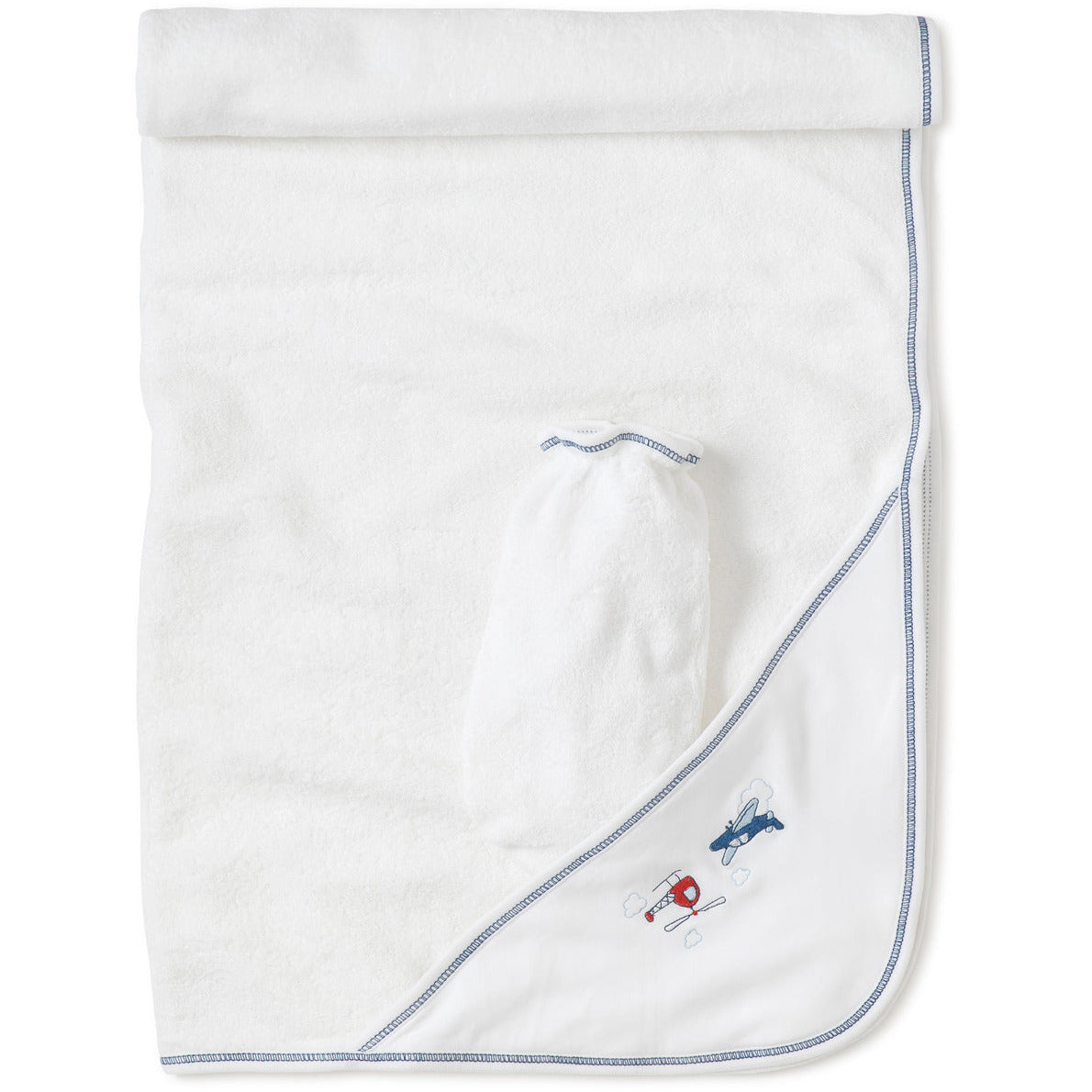 Aviators Hooded Towel & Mitt Set