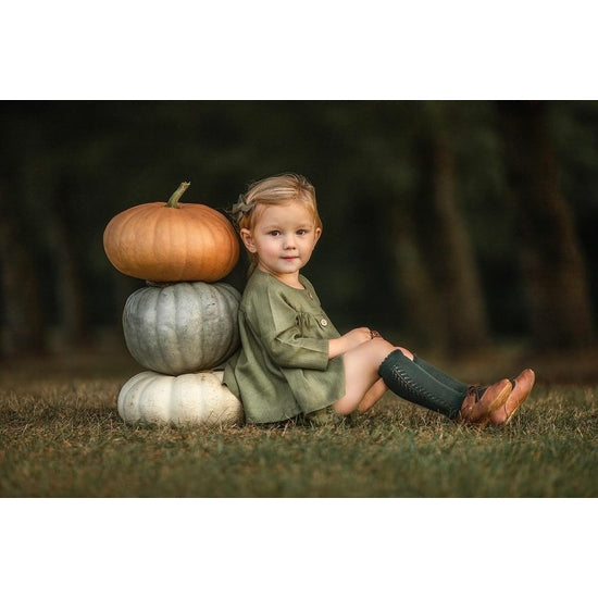 Baby Kids knee high socks french lace Dressy knit socks