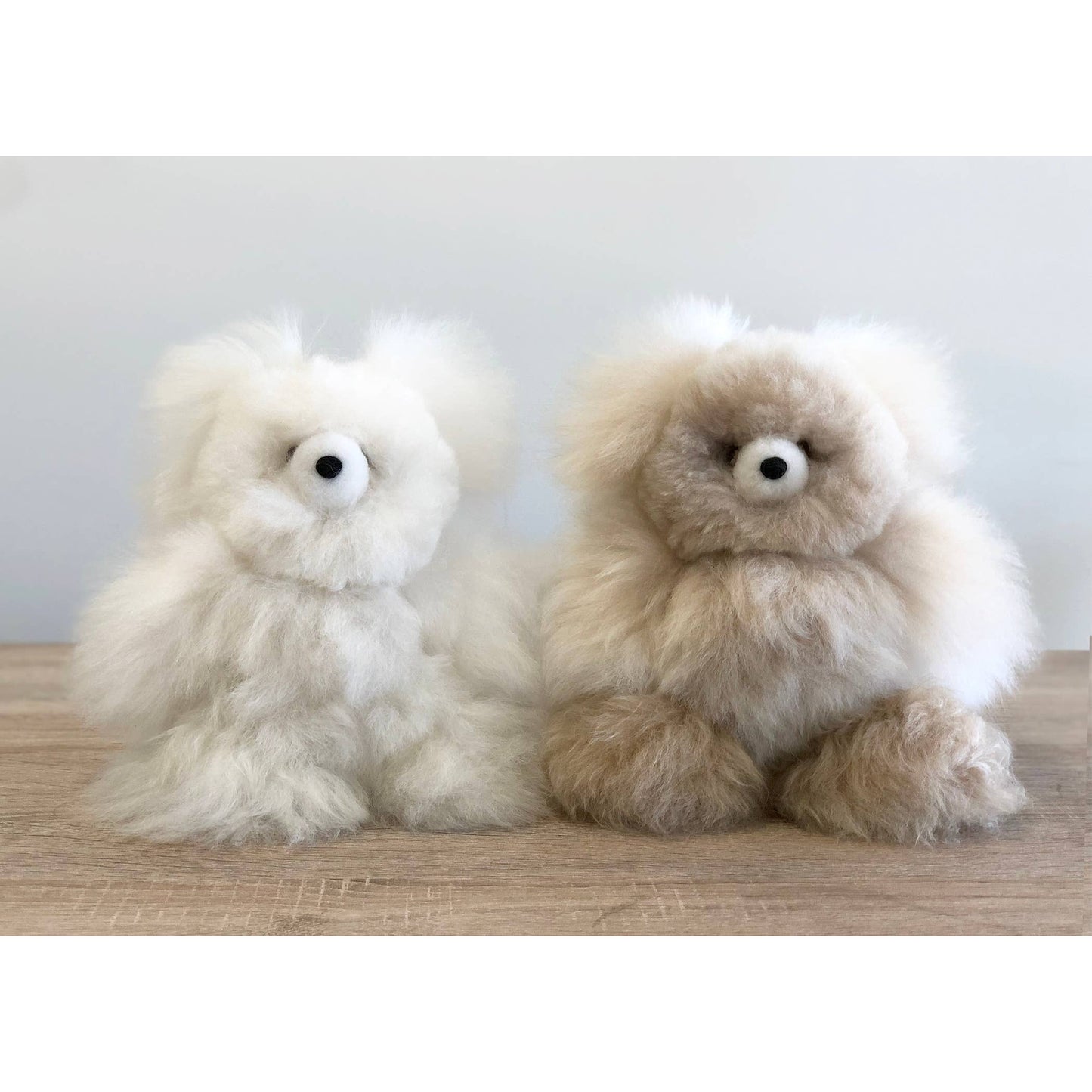 10" Small Alpaca Stuffed Animal - Bear