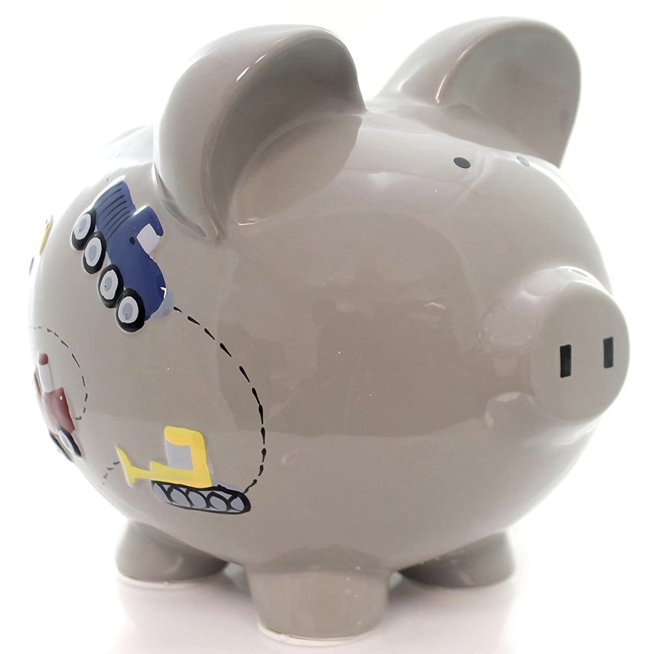 Piggy Bank, gray construction