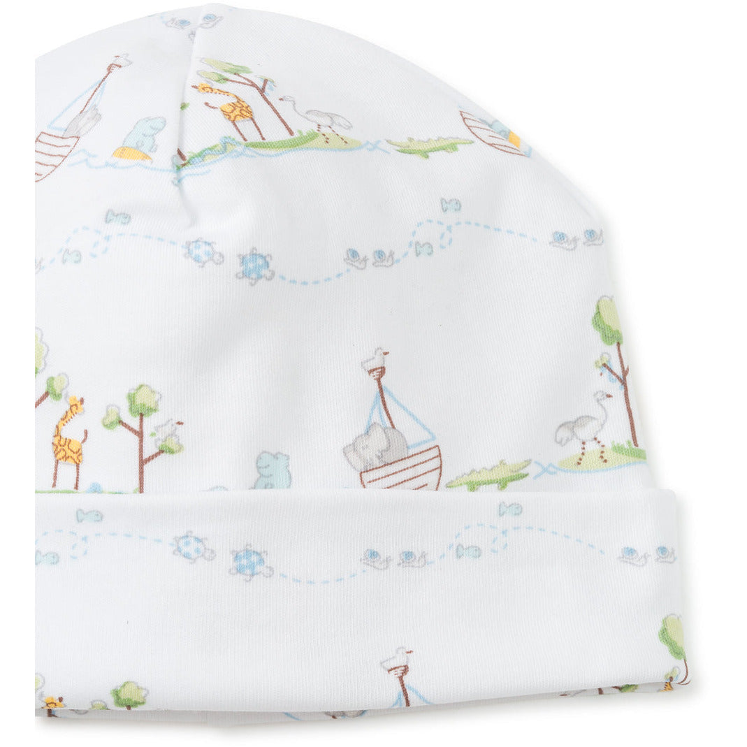 Blue Noah's Print Hat