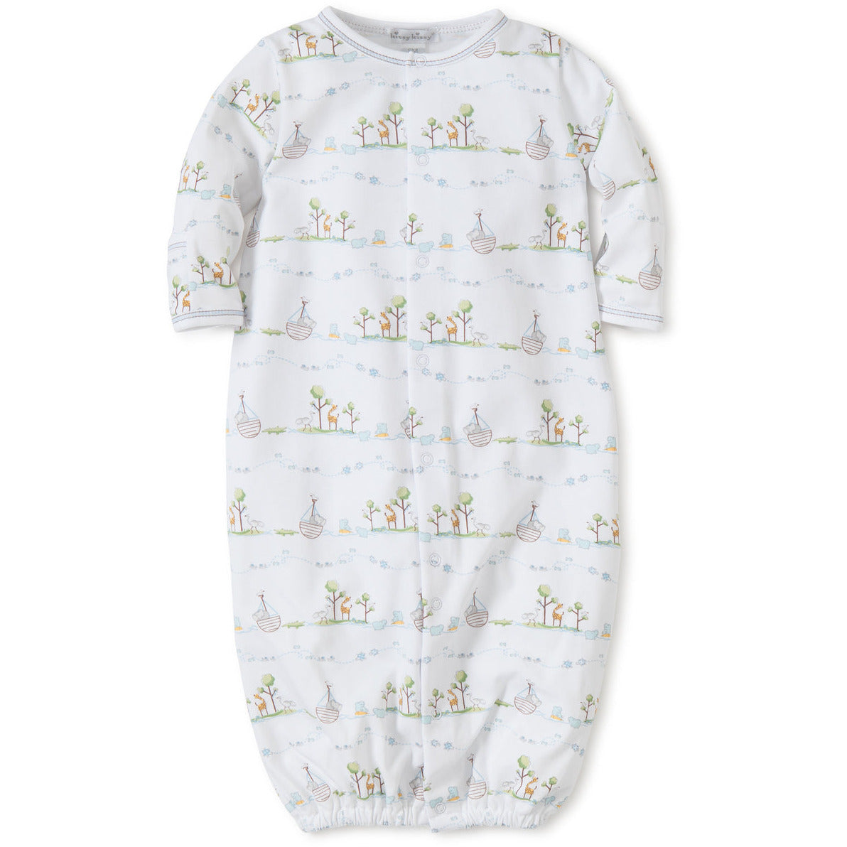 Blue Noah's Print Convertible Gown