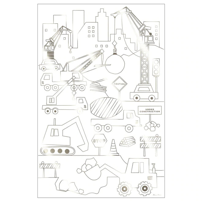 Construction Coloring Posters (x 2)