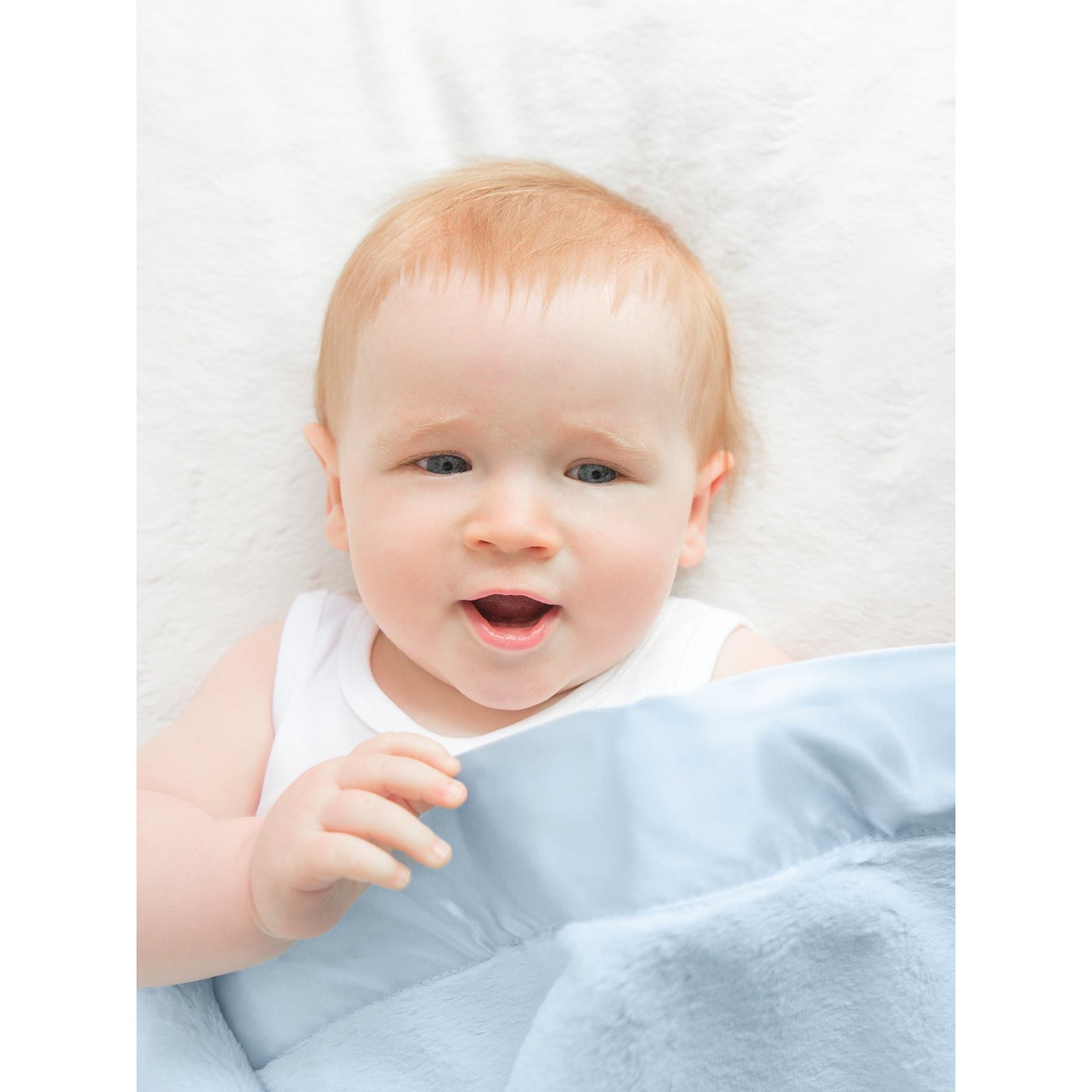 Light Blue Luxe™ Baby Blanket