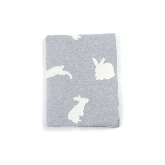Bunny Knit Baby Blanket