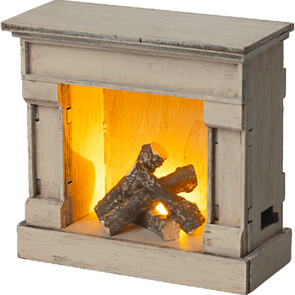 Fireplace Vintage Blue or Off White
