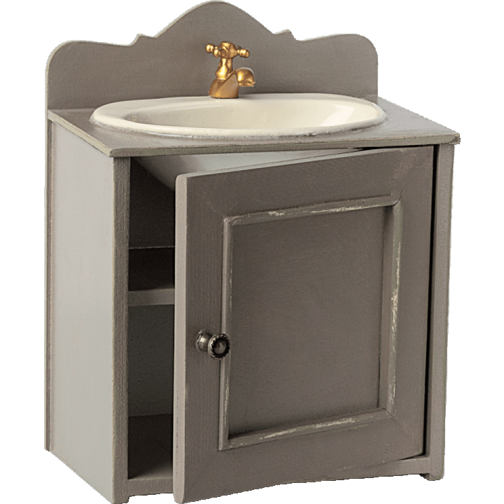 Miniature bathroom sink