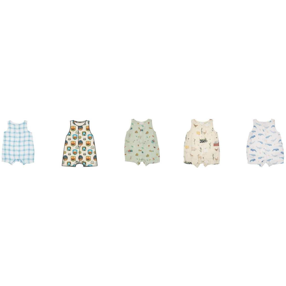 Shortie Romper Asst Prints