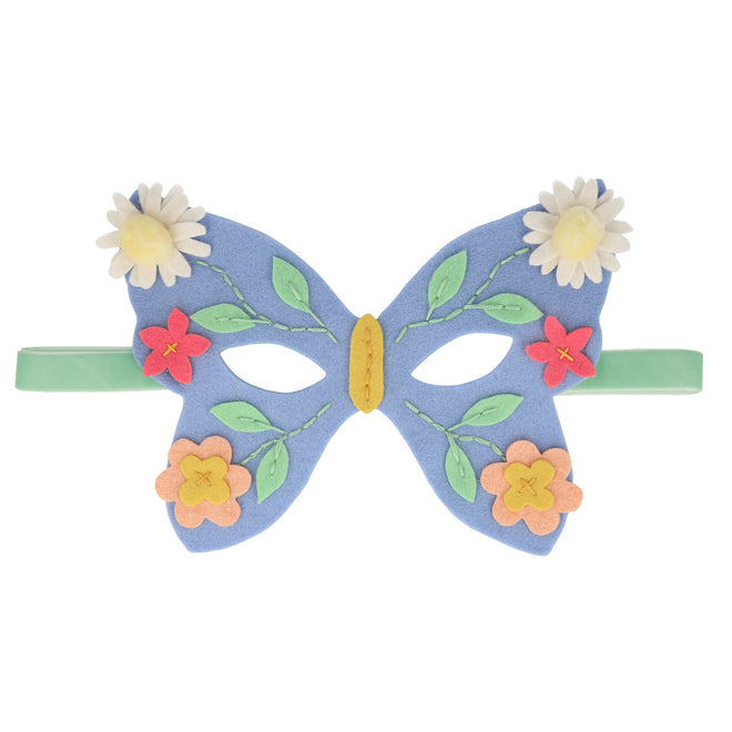 Flower Embroidery Butterfly Mask Kit